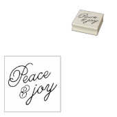 Vrede en vrede rubberstempel (Gestempeld)