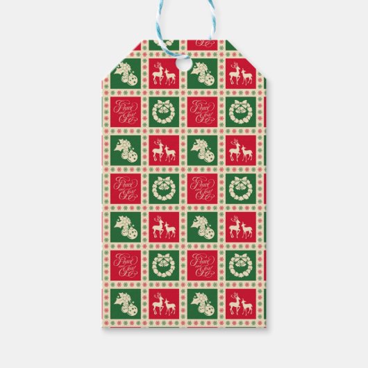 Vrede en vreugde cadeaulabel (Voorkant)