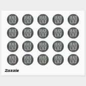 Vrede en Vreugde Chalkboard Vakantie Sticker (Vel)