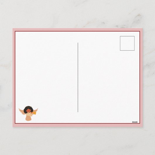 Vrede en vreugde Een soulvolle kerstgroet Feestdagenkaart (Achterkant)