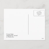 Vrede en vreugde feestdagenkaart (Achterkant)