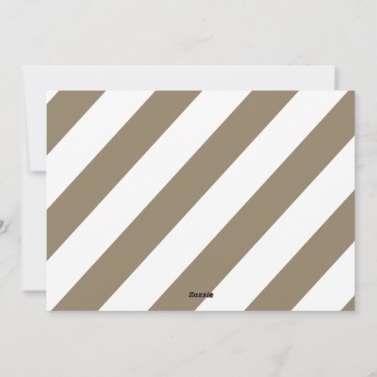 Vrede en Vreugde Hoek Taupe Foto Vakantiekaart Feestdagenkaart (Achterkant)