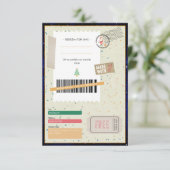 Vrede en Vreugde Kerst Ticket Familie Cadeaubon (Staand voorkant)
