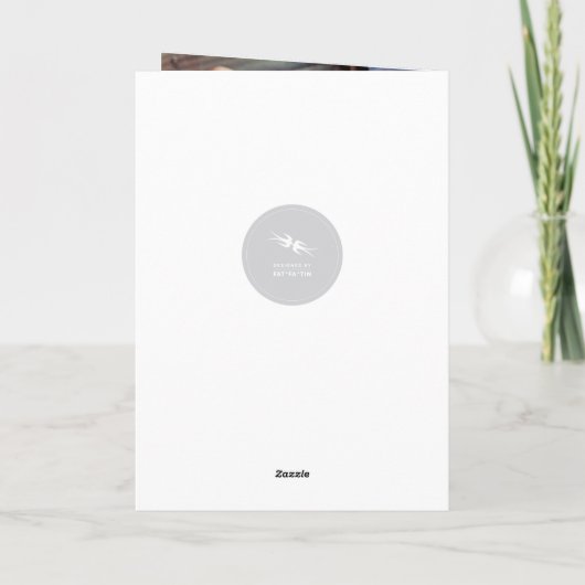 Vrede en vreugde Kleurrijke Cartoon Kerstboom Kind Feestdagen Kaart (Achterkant)