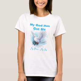 Vrede en vreugde, mijn God T-shirt