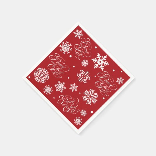 Vrede en vreugde servet (Hoek)