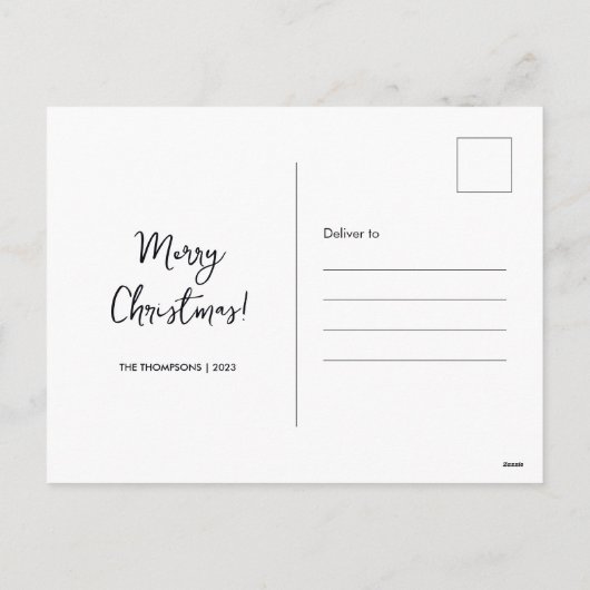 Vrede en Vreugde Sterrennacht Kerstwensen Feestdagenkaart (Achterkant)