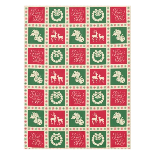 Vrede en vreugde tafelkleed (Voorkant)