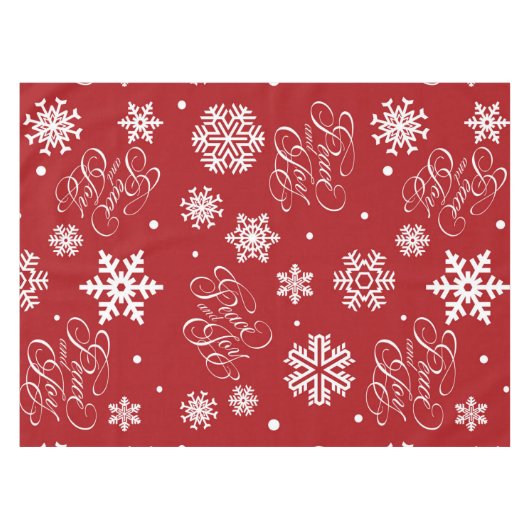 Vrede en vreugde tafelkleed (Voorkant (Horizontaal))