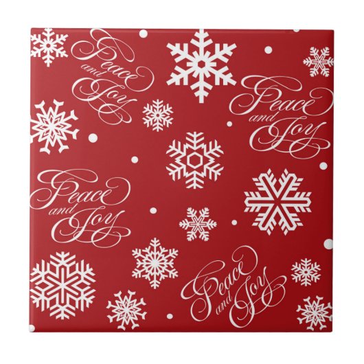 Vrede en vreugde tegeltje (Voorkant)