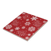 Vrede en vreugde tegeltje (Zijkant)