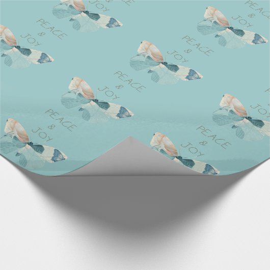 Vrede en Vreugde Vlinder Cadeaupapier (Hoek)