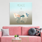 Vrede en Vreugde Vlinder Canvas Afdruk (Insitu (Woonkamer))
