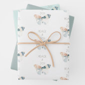 Vrede en Vreugde Vlinder Inpakpapier Vel (In situ)