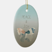 Vrede en Vreugde Vlinder Keramisch Ornament (Rechts)