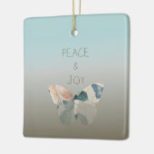 Vrede en Vreugde Vlinder Keramisch Ornament (Links)