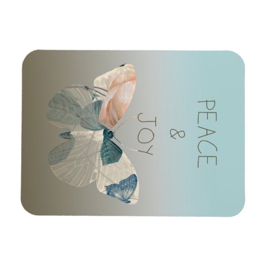 Vrede en Vreugde Vlinder Magneet (Horizontaal)