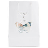 Vrede en Vreugde Vlinder Medium Cadeauzakje (Achterkant)