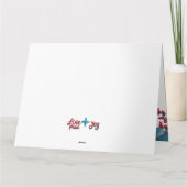 Vrede en vreugde Zegeningen deze kerst Kaart (Achterkant)