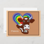 Vrede en vrijheid voor iedereen briefkaart (Voorkant / Achterkant)