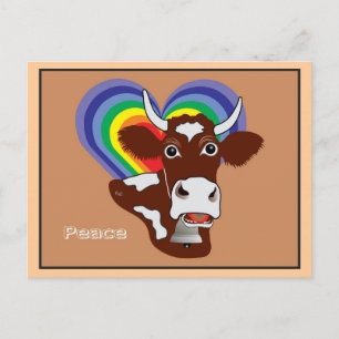 Vrede en vrijheid voor iedereen briefkaart