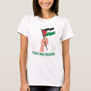 Vrede en Vrijheid voor Palestijnse Design T-shirt