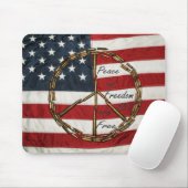 vrede en vrijheid zijn niet vrij muismat (Met muis)