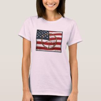 vrede en vrijheid zijn niet vrij t-shirt