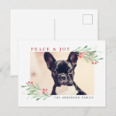 Vrede en vrolijk kerstBriefkaart Briefkaart (Voorkant / Achterkant)