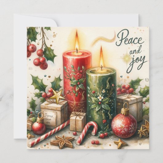 Vrede en vrolijk kerstfeest (Voorkant)