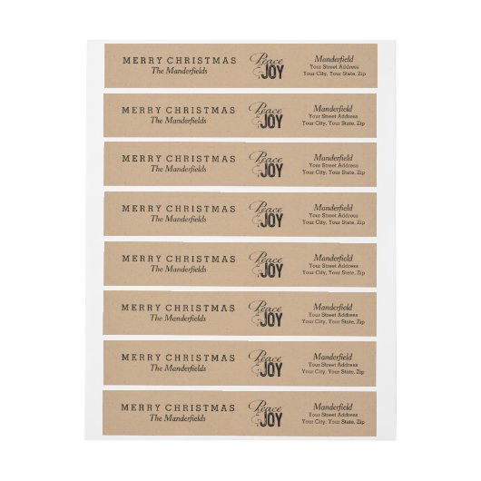 Vrede en vrolijk kerstfeest (Vel)