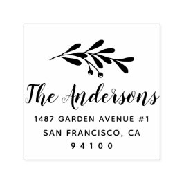 Vrede en vrolijk kerstgevoel Stamp Zelfinktende Stempel