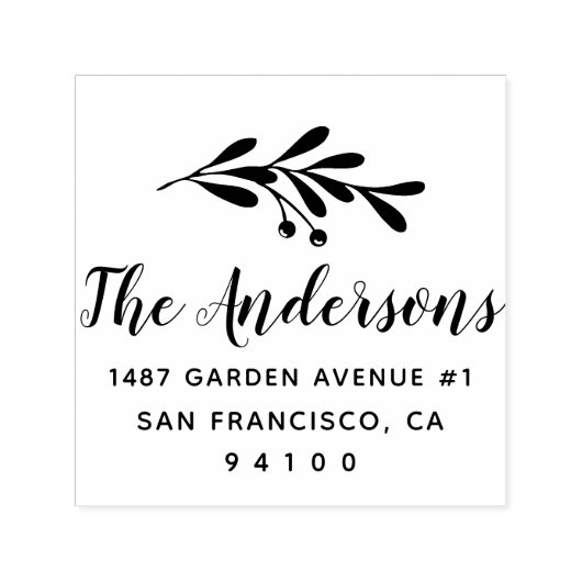 Vrede en vrolijk kerstgevoel Stamp Zelfinktende Stempel (Design)