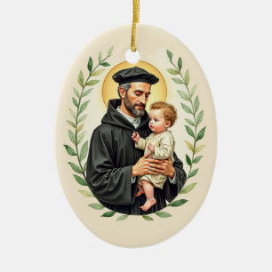 Vrede en zegeningen van God voor Sint-Vincentius a Keramisch Ornament