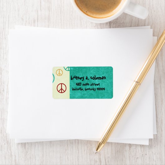 vrede etiket (Insitu)