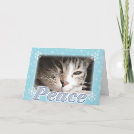 Vrede Feestdagen Kaart (Voorkant)