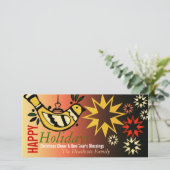 Vrede Feestdagen stemmen groet Feestdagenkaart (Staand voorkant)