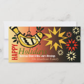 Vrede Feestdagen stemmen groet Feestdagenkaart (Voorkant)