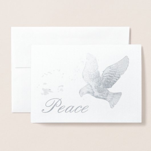 Vrede Folie Kaarten (Voorkant met envelop)