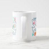 Vrede Gedeelde Hoop voor de Mensheid Grote Koffiekop (Achterkant)