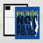VREDE GEEN DOLERPOLITIE BRIEFKAART (Voorkant / Achterkant)