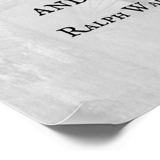 Vrede, geen oorlog - Emerson Quote Poster (Hoek)