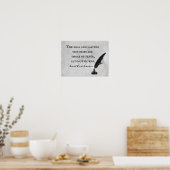 Vrede, geen oorlog - Emerson Quote Poster (Keuken)