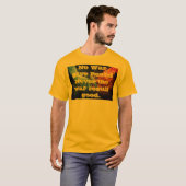Vrede geen oorlog Heren T-shirt (Voorkant volledig)