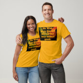 Vrede geen oorlog Heren T-shirt (Unisex)