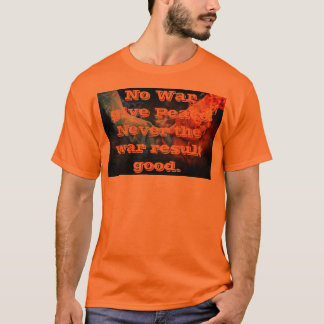 Vrede geen oorlog Heren T-shirt