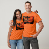 Vrede geen oorlog Heren T-shirt (Unisex)