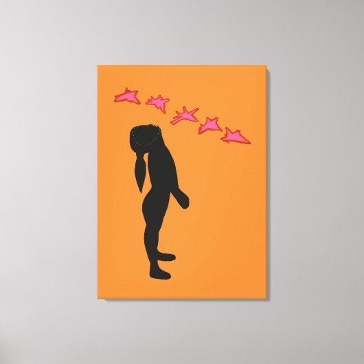 Vrede, Geen Oorlogscanvas meer Print (Voorkant)