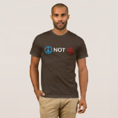 Vrede geen Pistolen T-shirt (Voorkant volledig)
