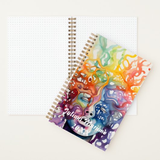 Vrede Gelieve aangepaste naam Notitieboek (Binnen)